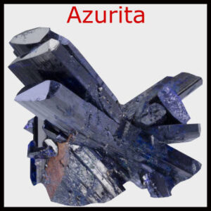 azurita mineral piedra
