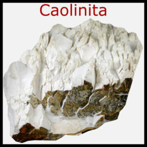 caolinita mineral piedra roca