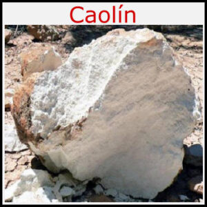 caolín, caolín piedra, caolín mineral, roca