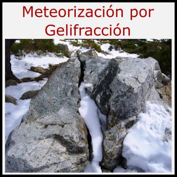 Meteorización por gelifraccion