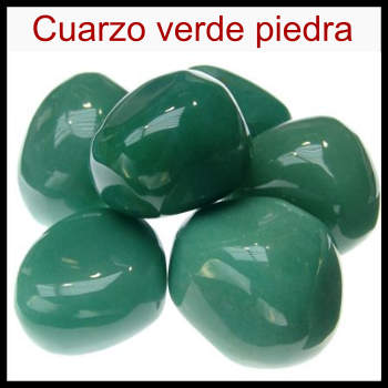 piedras de cuarzo verde