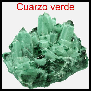 Cuarzo verde, mineral, piedra