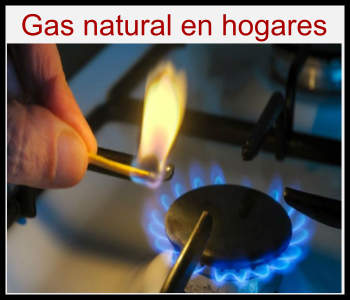 Usos del gas natural en los hogares