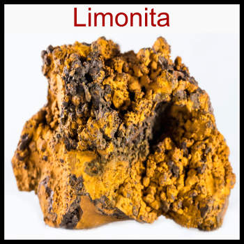 Limonita, mineral, mineraloide