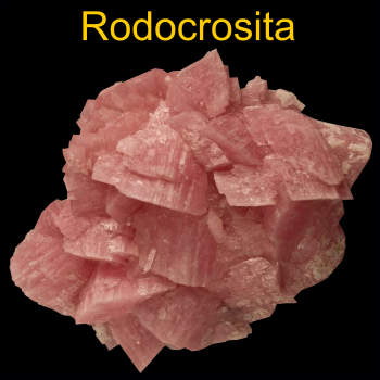 Rodocrosita mineral, piedra, roca