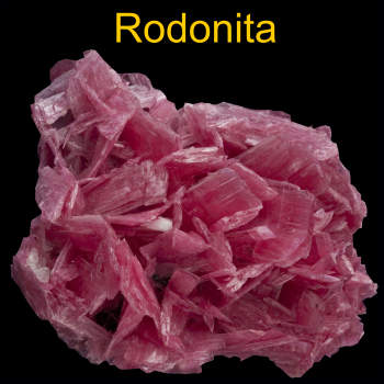 Rodonita mineral, piedra, roca