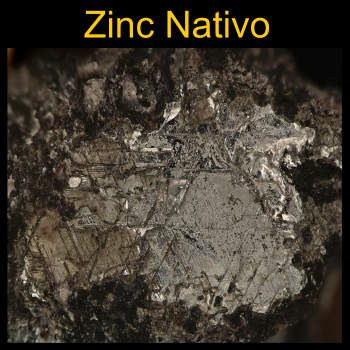 zinc metal, mineral