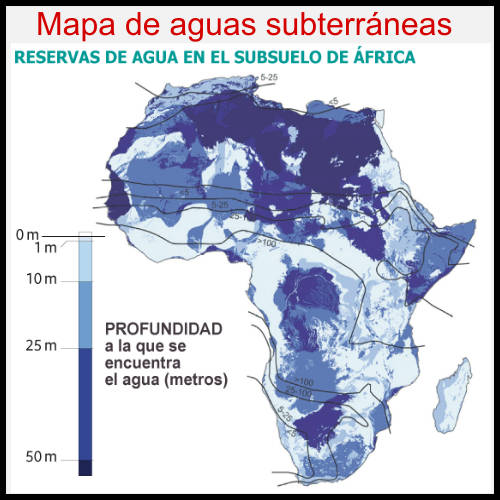 Mapas de aguas subterráneas