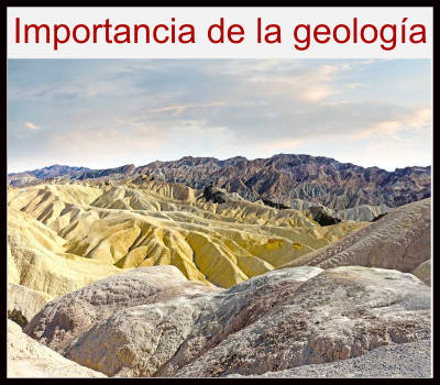 Importancia de la geología