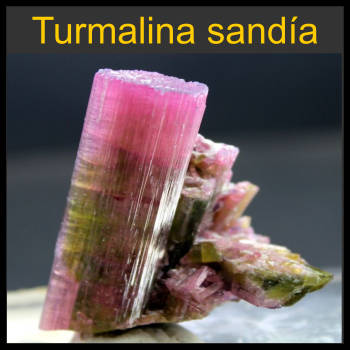 turmalina sandía mineral