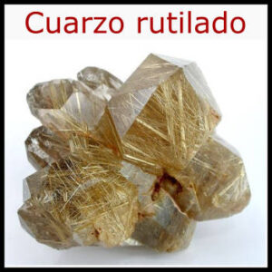cuarzo rutilado mineral