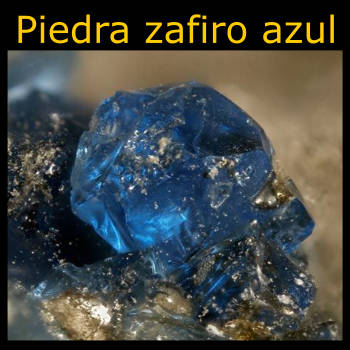 piedra zafiro azul