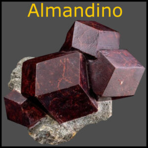almandino mineral