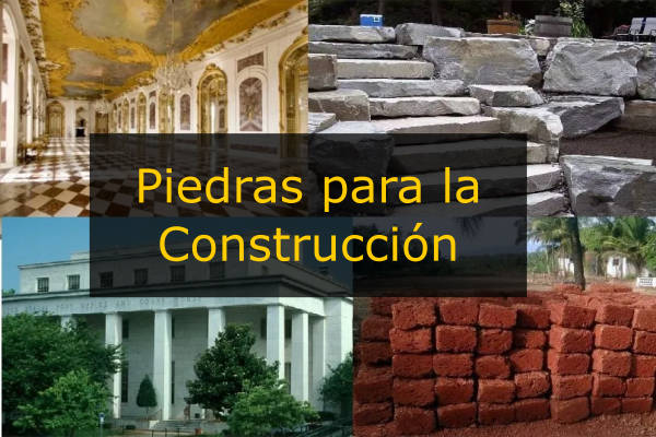 Piedras para la construcción y sus usos