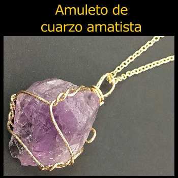 amuleto cuarzo amatista