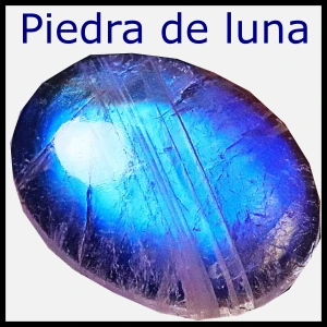 piedra de luna azul