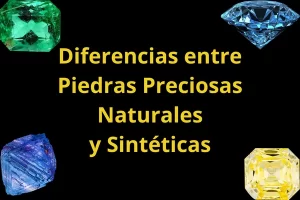 diferencias entre piedra preciosa natural y sintética